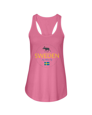 Sweden Jag Alsker Dig Limited Classic T- Shirt - Ladies Flowy Tank - Hoodie