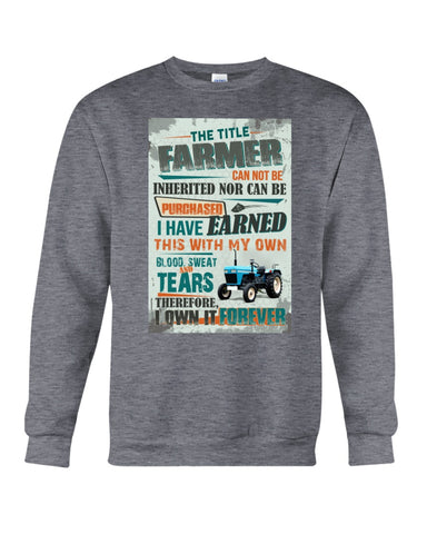 Farmer Can Not Be Inherited Nor Can Be Purchase Limited Classic T- Shirt - Sweatshirt - Unisex Tank Top