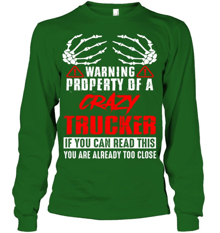 Crazy Trucker Limited Classic T- Shirt - Unisex Long Sleeve - Unisex Tank Top