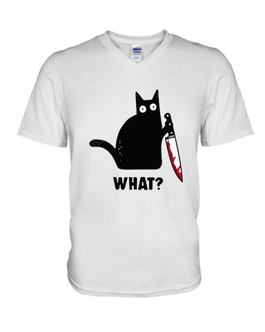 Murdered Cat T-Shirt - Guys V-Neck - Mug