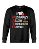 Image of Math Teacher - Mistake Allow Thinking To Happen Classic T-Shirt - Sweatshirt - Unisex Tank Top