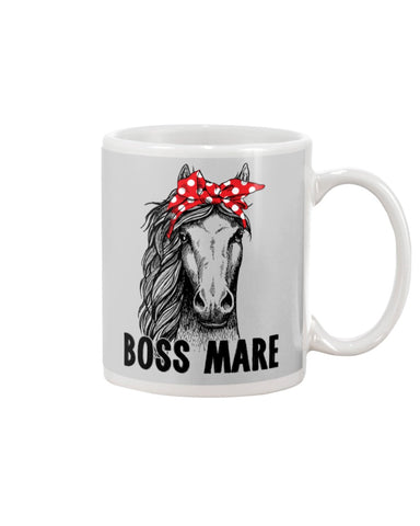 Boss Mare Horse Limited Classic T- Shirt - Unisex Long Sleeve - Mug