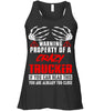 Image of Crazy Trucker Limited Classic T- Shirt - Guys Tee - Ladies Flowy Tank