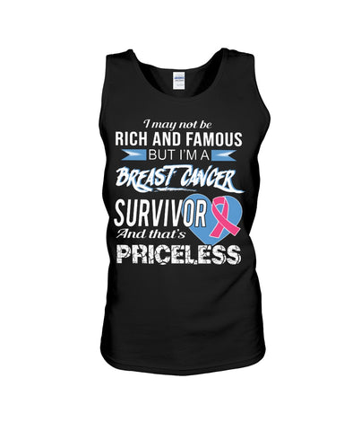 I'm A Breast Cancer Survivor And That's Priceless Limited Classic T- Shirt - Sweatshirt - Unisex Tank Top