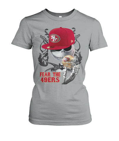 Fear The 49Ers Limited Classic T-Shirt - Ladies Tee - Ladies V-Neck