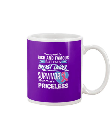 I'm A Breast Cancer Survivor And That's Priceless Limited Classic T- Shirt - Mug