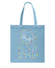 Image of Coliful Dog Led Light Limited Classic T-Shirt - Basketweave Tote Bag - Mug