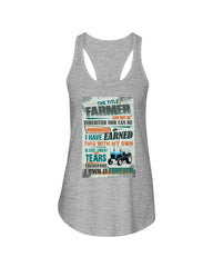 Farmer Can Not Be Inherited Nor Can Be Purchase Limited Classic T- Shirt - Ladies Flowy Tank - Youth Tee