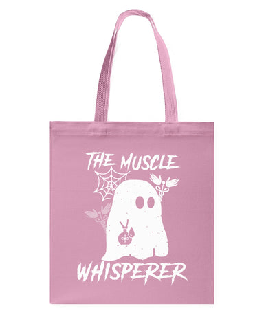 Ghost-The Muscle Whisperer Limited Classic T- Shirt - Guys V-Neck - Basketweave Tote Bag