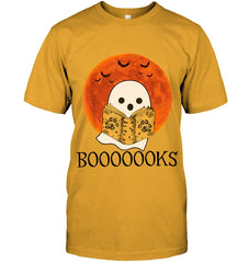 Boo Loves Booooooks T-Shirt - Guys Tee - Ladies Tee