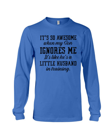 Little Husband In Training T-Shirt - Unisex Long Sleeve