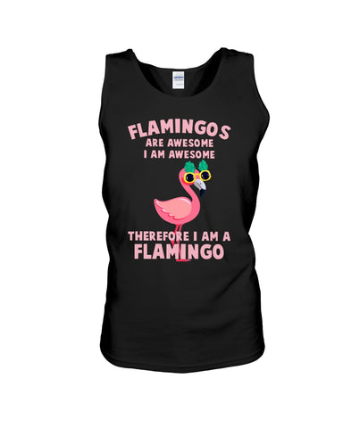 Flamingos Are Awesome Limited Classic T-Shirt - Unisex Tank Top - Youth Tee