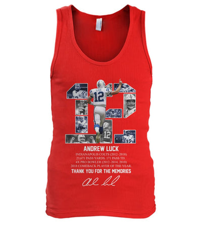 12 Years Of Andrew Luck Limited Classic T- Shirt - Unisex Tank Top - Hoodie