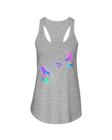 Coloful Couple Of Birds Fall In Love Limited Classic T- Shirt - Ladies Flowy Tank - Youth Tee