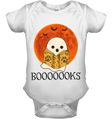 Boo Loves Booooooks T-Shirt - Baby Onesie - Mug