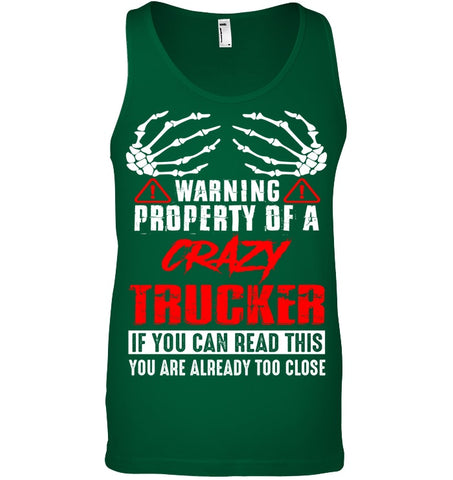 Crazy Trucker Limited Classic T- Shirt - Unisex Long Sleeve - Unisex Tank Top