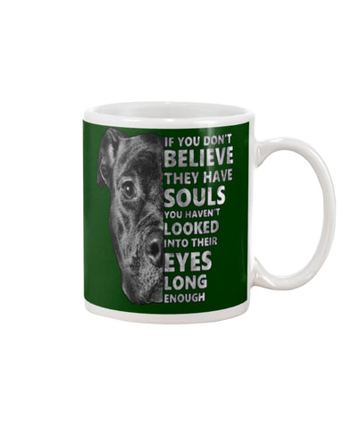 Look Into Pitbull's Eye T-Shirt - Unisex Long Sleeve - Mug