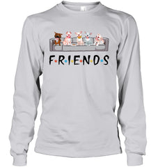 Pit Bull Friends T-Shirt - Unisex Long Sleeve - Sweatshirt