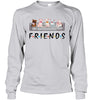 Image of Pit Bull Friends T-Shirt - Unisex Long Sleeve - Sweatshirt