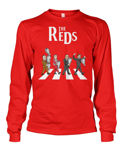 The Reds Walking In The Street Limited Classic T-Shirt - Guys Tee - Unisex Long Sleeve