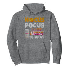 Hocus Pocus I Need Dunkin Donuts To Focus T-Shirt - Hoodie - Unisex Long Sleeve