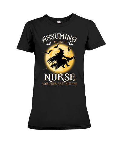 Assuming Nurse Witch Limited Classic T-Shirt - Ladies Tee - Hoodie