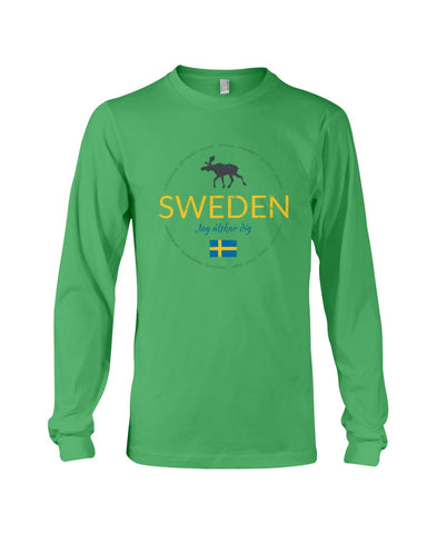 Sweden Jag Alsker Dig Limited Classic T- Shirt - Unisex Long Sleeve - Basketweave Tote Bag