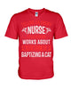 Image of Nurse - Calm Down Works Limited Classic T- Shirt - Hoodie - Guys V-Neck