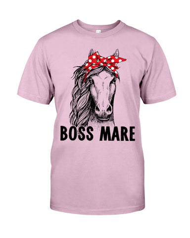 Boss Mare Horse Limited Classic T- Shirt - Guys Tee - Sweatshirt