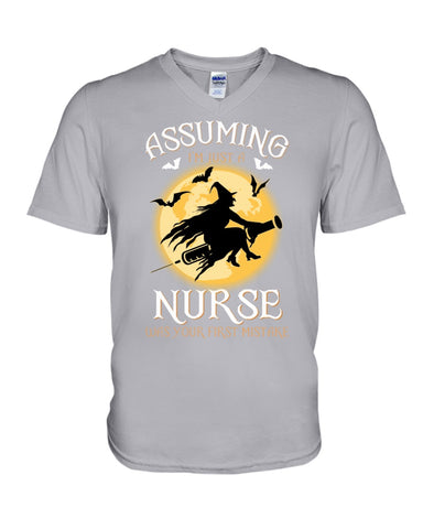 Assuming Nurse Witch Limited Classic T-Shirt - Guys V-Neck - Unisex Long Sleeve