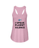 Image of I Speake Fluence Silence Limited Classic T-Shirt - Ladies Flowy Tank - Ladies Tee