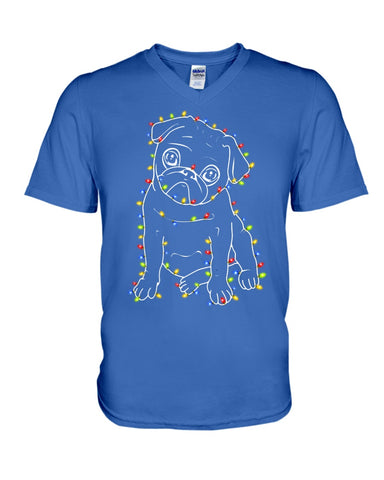 Coliful Dog Led Light Limited Classic T-Shirt - Hoodie - Guys V-Neck