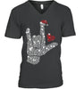 Image of Sign Language Bright T-Shirt - Guys V-Neck - Unisex Tank Top