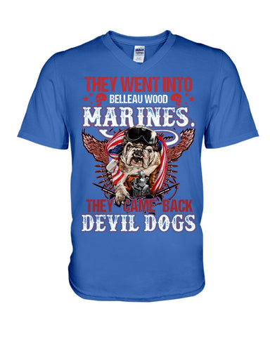 Belleauwood Marines - Devil Dogs T-Shirt - Guys V-Neck - Mug