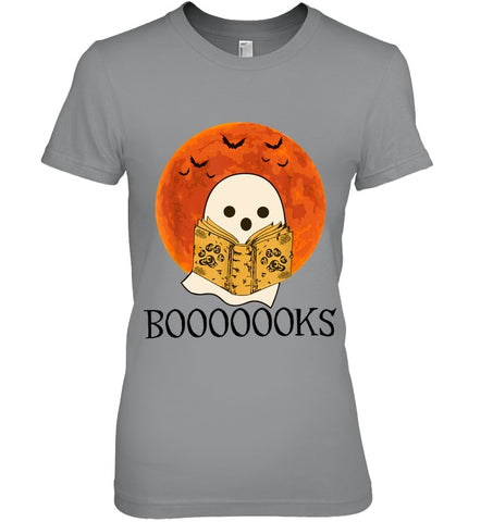 Boo Loves Booooooks T-Shirt - Guys Tee - Ladies Tee