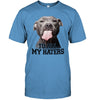 Image of Pit Bull To All My Hater Limited Classic T- Shirt - Guys Tee - Hoodie