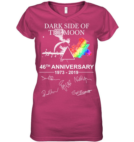 Dark Side Of The Moon 46Th Anniversary Limited Classic T- Shirt - Guys Tee - Ladies V-Neck