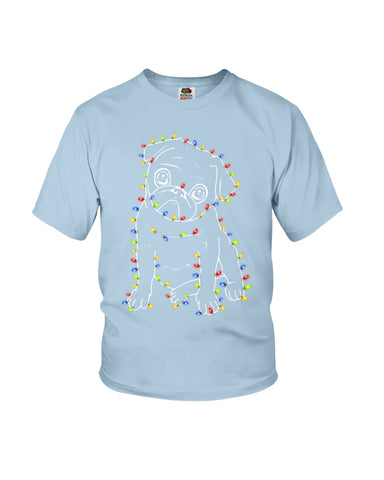 Coliful Dog Led Light Limited Classic T-Shirt - Youth Tee - Ladies Tee