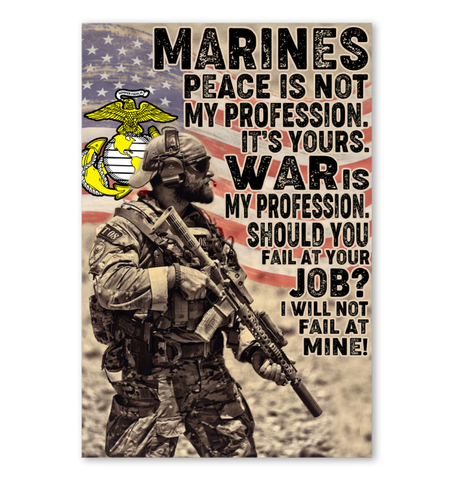 Marines- Solider Vertical Poster