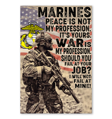 Marines- Solider Vertical Poster