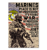 Image of Marines- Solider Vertical Poster