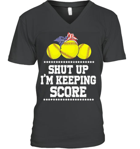 Shut Up! I'm Keeping Score Limited Classic T- Shirt - Guys V-Neck - Ladies V-Neck