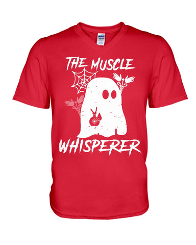 Ghost-The Muscle Whisperer Limited Classic T- Shirt - Guys V-Neck - Basketweave Tote Bag