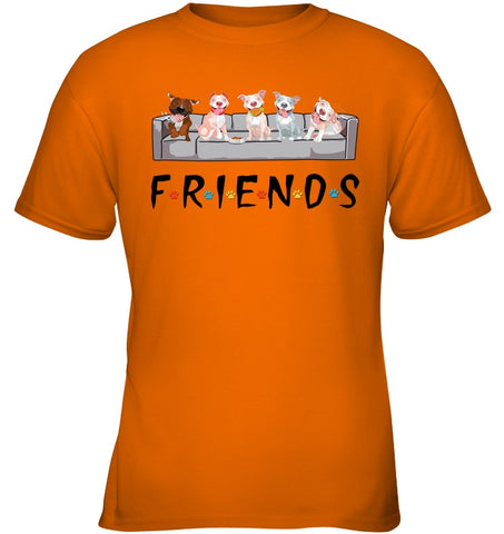 Pit Bull Friends T-Shirt - Ladies Tee - Youth Tee