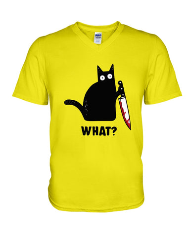 Murdered Cat T-Shirt - Guys V-Neck - Mug