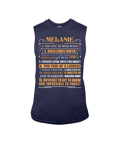 Melanie Characteristic Limited Classic T-Shirt - Guys Tee - Unisex Long Sleeve