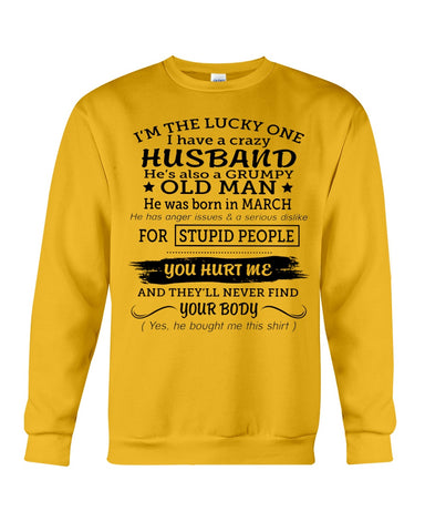 I Have A Crazy Husband Classic T-Shirt - Unisex Long Sleeve - Sweatshirt