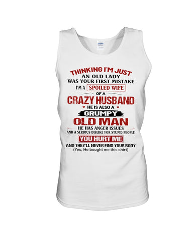 A Wife Of A Grumpy Husband Limited Classic T-Shirt - Sweatshirt - Unisex Tank Top