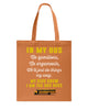 Image of In My Bus I'm The Bus Boss Tote Bag - Guys Tee - Basketweave Tote Bag