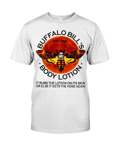 Buffalo Bill's Body Lotion Limited Classic T- Shirt - Guys Tee - Basketweave Tote Bag